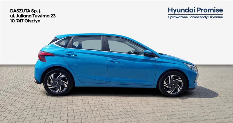 Hyundai i20 cena 73899 przebieg: 22182, rok produkcji 2022 z Łomianki małe 211